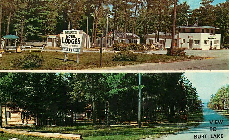 De Voes Indian River Motel Lodges (DeVoe) - Vintage Postcard 3